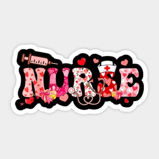 Valentines Day Nurse ER ICU NICU RN L&D Nurse Nursing Sticker